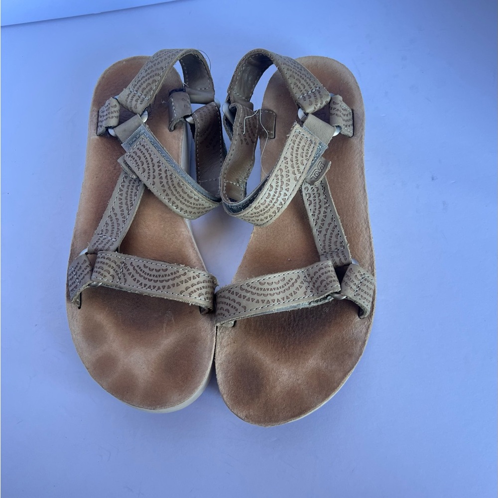 Teva Neutral Tan Strappy Sandals